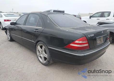 2001 Mercedes-Benz S 500 from USA, damaged, VIN WDBNG75J71A137152
